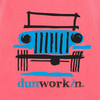 Dunworkin 4x4 Women's Short Sleeve V Neck Tee