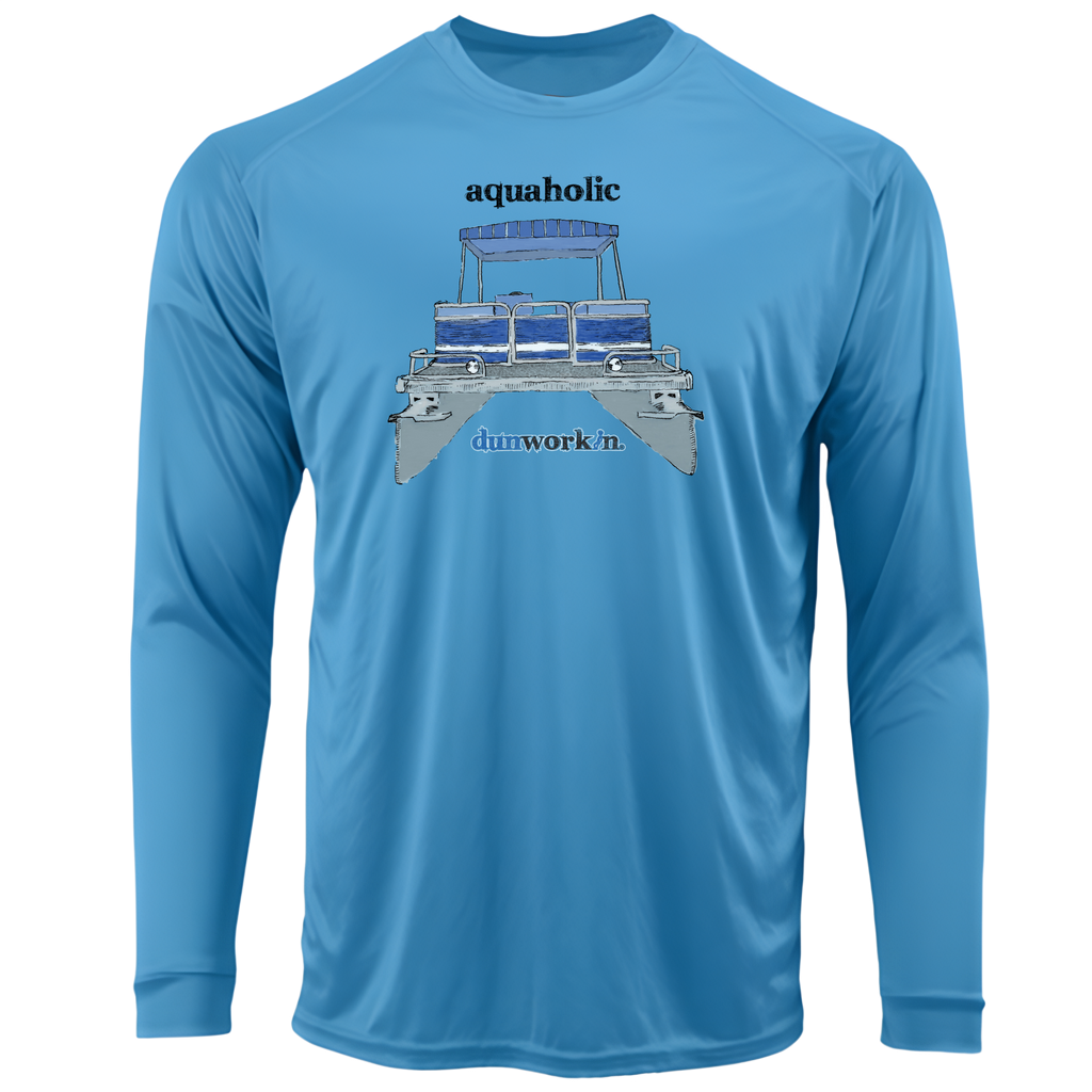 Aquaholic Long Sleeve Islander SPF 50+ Performance Tee – dunworkin