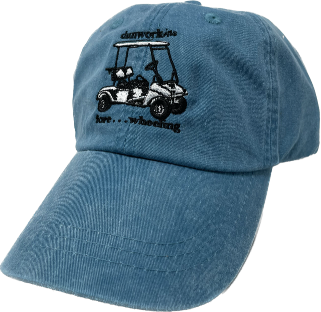 Hat Fore....Wheeling Golf Cart