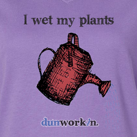 I Wet My Plants Women's V Neck Tee