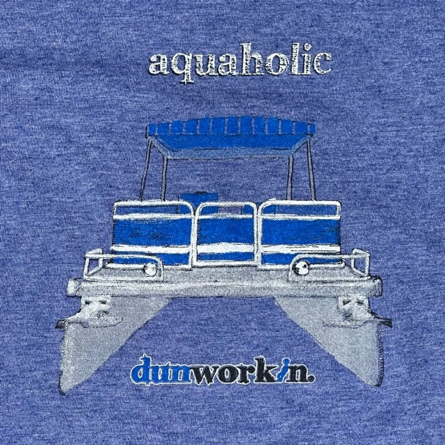Aquaholic Unisex Lightweight Cotton/Poly Blend SS Tee