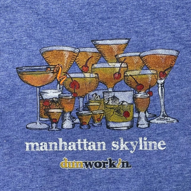 Manhattan Skyline Unisex Lightweight Cotton/Poly Blend SS Tee