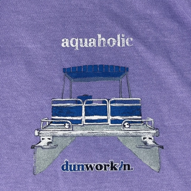 Aquaholic Pontoon Boat Women's SS V Neck