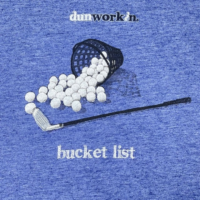 Bucket List Golf Unisex Lightweight Cotton/Poly Blend SS Tee