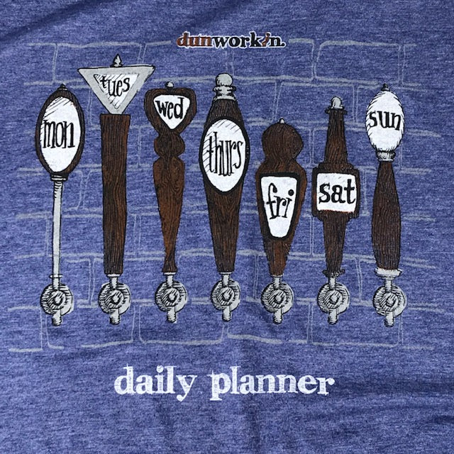 Daily Planner Unisex Lightweight Cotton/Poly Blend SS Tee
