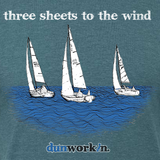 Three Sheets To The Wind Unisex Lightweight Cotton/PolyShort Sleeve Tee