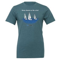 Three Sheets To The Wind Unisex Lightweight Cotton/PolyShort Sleeve Tee