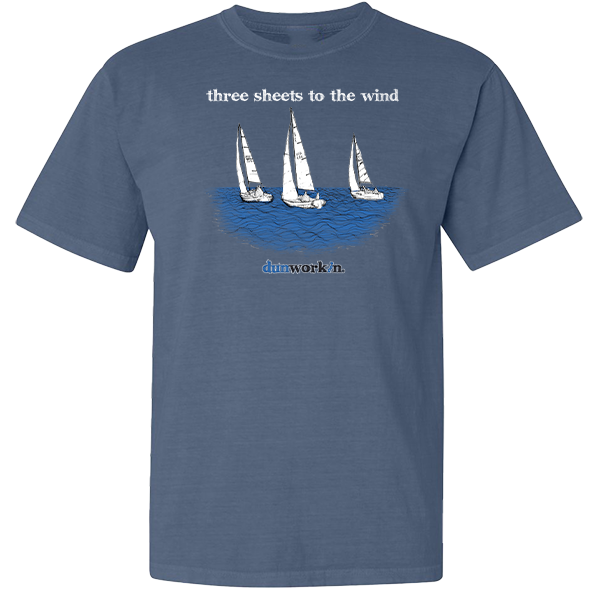 Three Sheets To The Wind Men's Short Sleeve Tee