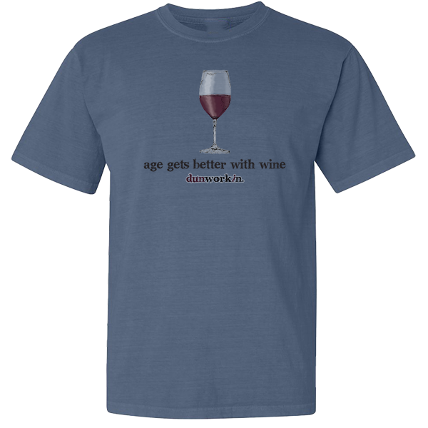 Age Gets better With Wine " Red Wine" Men's Short Sleeve Tee