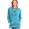 Age Gets Better With Wine Unisex Light Weight Vintage Wash Hoodie