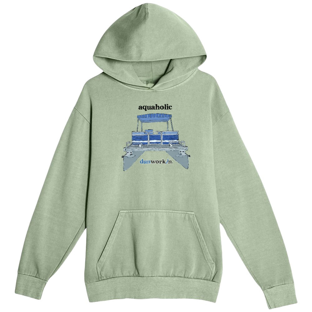 AQUAHOLIC Pontoon Boat Unisex Fleece  Hoodie