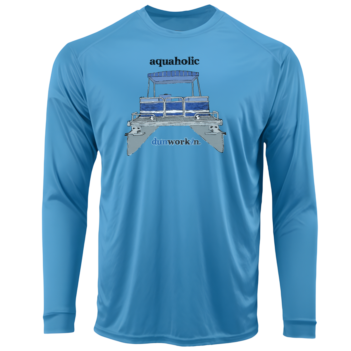 Aquaholic  Long Sleeve Islander SPF 50+ Performance Tee - dunworkin 