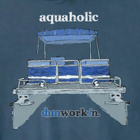 AQUAHOLIC Pontoon Boat Unisex Fleece  Hoodie