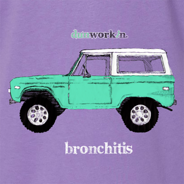Bronchitis Women's Short Sleeve V Neck Tee