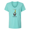 Bucket list Champagne Women's SS V Neck