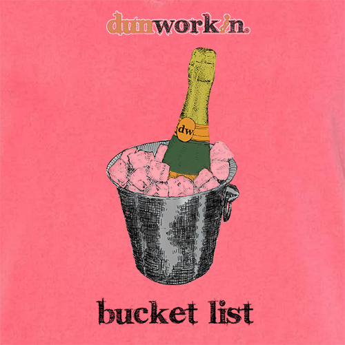 Bucket list Champagne Women's SS V Neck