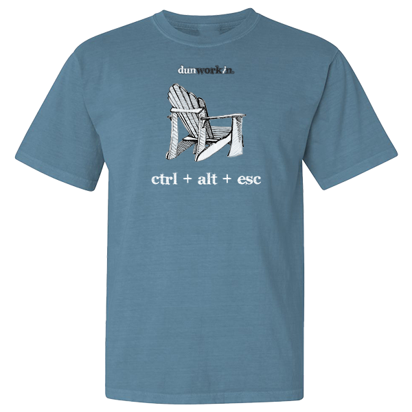 Adirondack Ctrl+Alt+Esc Men's Short Sleeve Tee
