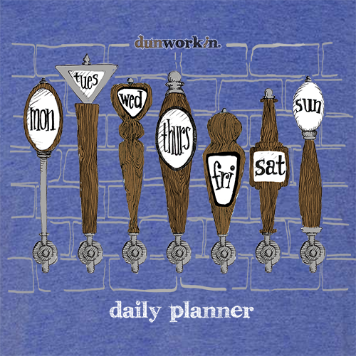 Daily Planner Unisex Lightweight Cotton/Poly Blend SS Tee