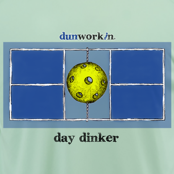 Day Dinker "PickleBall" Unisex Islander Performance Fabric Poly SS Tee