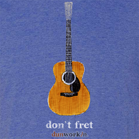 Don't Fret Unisex Lightweight Cotton/Poly Blend SS Tee