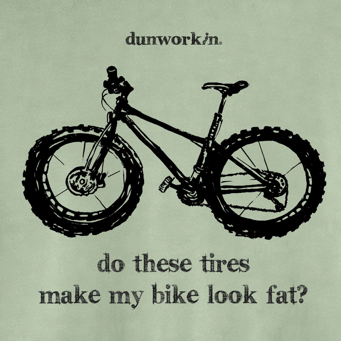 Do These Tires Make My Bike Look Fat Unisex Fleece Hoodie - dunworkin 
