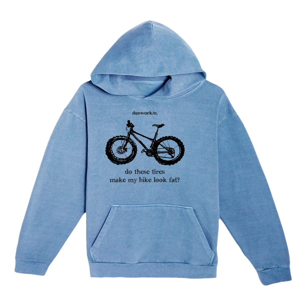 Do These Tires Make My Bike Look Fat Unisex Fleece Hoodie - dunworkin 