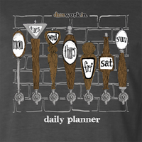 Daily Planner Unisex French Terry Unisex Pouch Pocket Crew