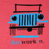 Dunworkin 4x4 Women's Short Sleeve V Neck Tee