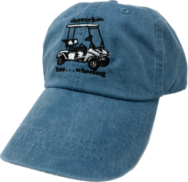 Hat Fore....Wheeling Golf Cart