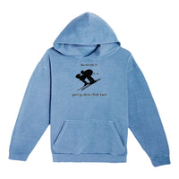 Going Downhill Fast Unisex Fleece Hoodie