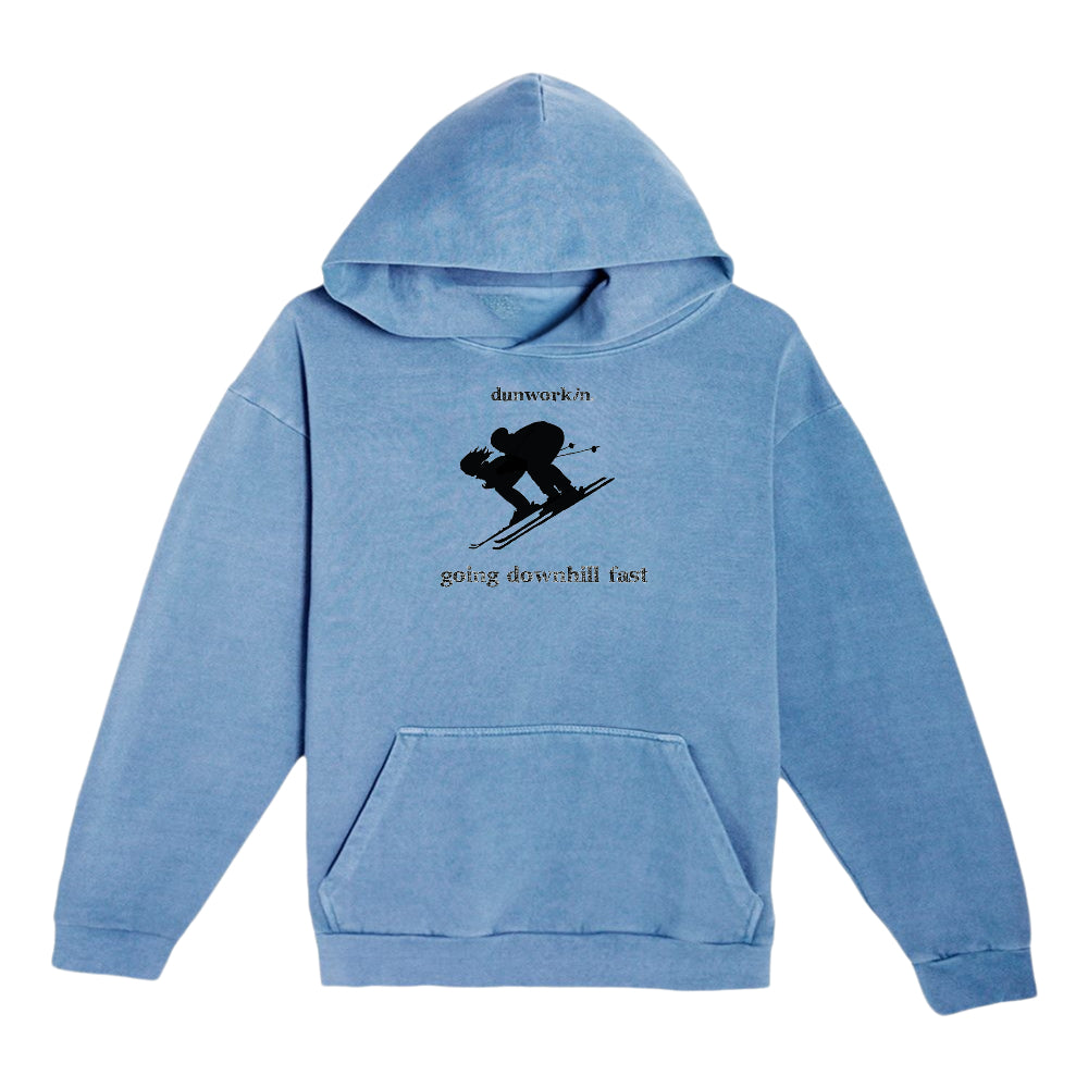Going Downhill Fast Unisex Fleece Hoodie