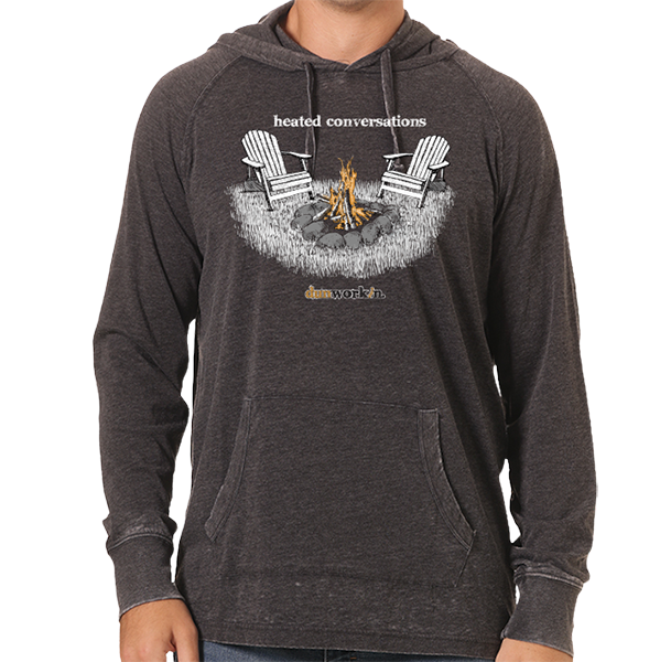 Heated Conversations Unisex Light Weight Vintage Wash Hoodie