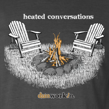 Heated Conversations French Terry Hoodie UNISEX