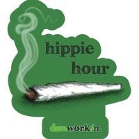 Sticker Hippie Hour Holographic Die Cut Sticker