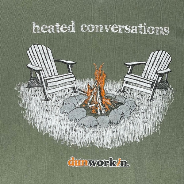 Heated Conversations Bonfire Womens V neck