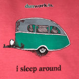 I Sleep Around Women's V Neck Tee