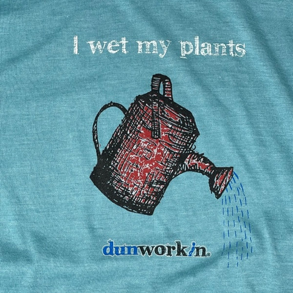 I Wet My Plants Unisex Light Weight Vintage Wash Hoodie