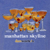 Manhattan Skyline Unisex Lightweight Cotton/Poly Blend SS Tee