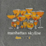 Manhattan Skyline Men's Short Sleeve Tee