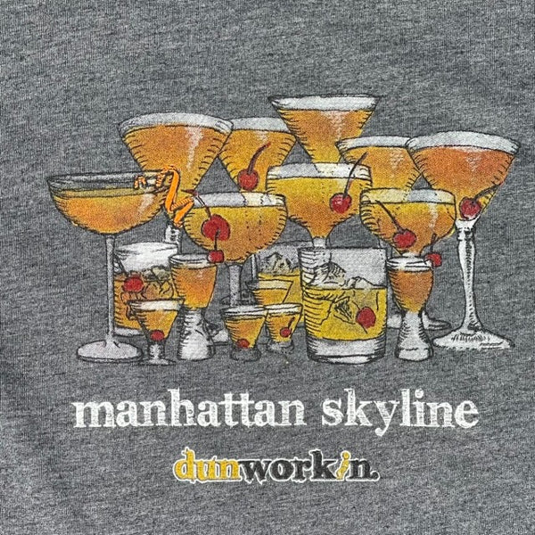 Manhattan Skyline Unisex Lightweight Cotton/Poly Blend SS Tee