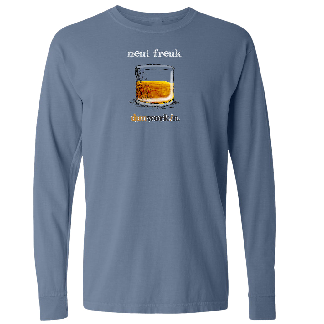 Neat Freak Men's Long Sleeve Tee - dunworkin 