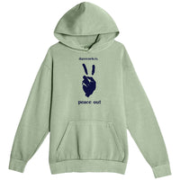 Peace Out  Unisex Fleece Hoodie