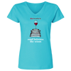 Read Between The Wines Women's SS V Neck