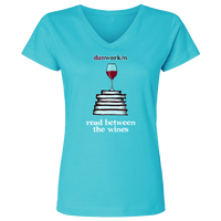 Read Between The Wines Women's SS V Neck