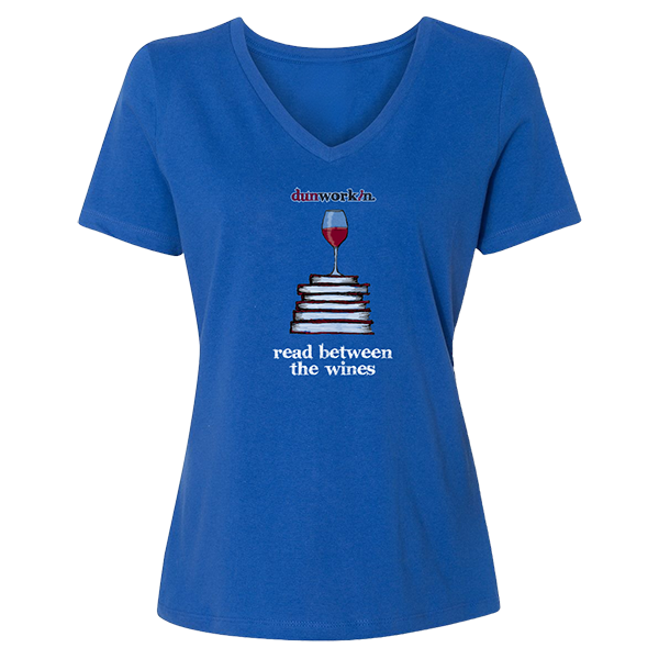 Read Between The Wines Women's SS V Neck
