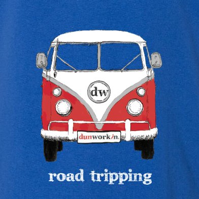 Road Tripping DW Women's SS V Neck - dunworkin 