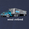 Semi-Retired Unisex Lightweight Cotton/Poly Blend SS Tee