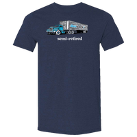 Semi-Retired Unisex Lightweight Cotton/Poly Blend SS Tee