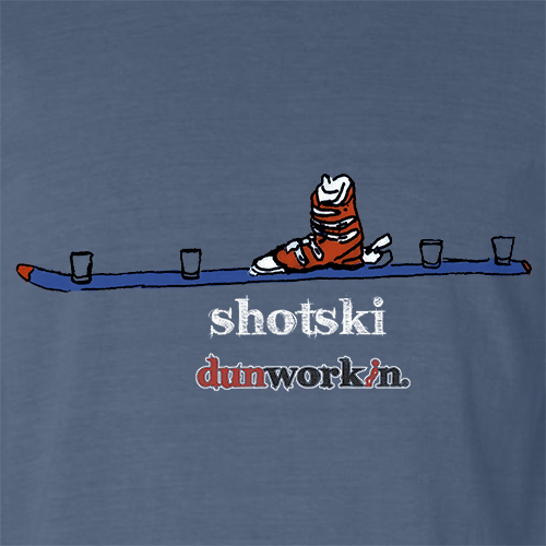 Shotski Mens Long Sleeve Tee - dunworkin 