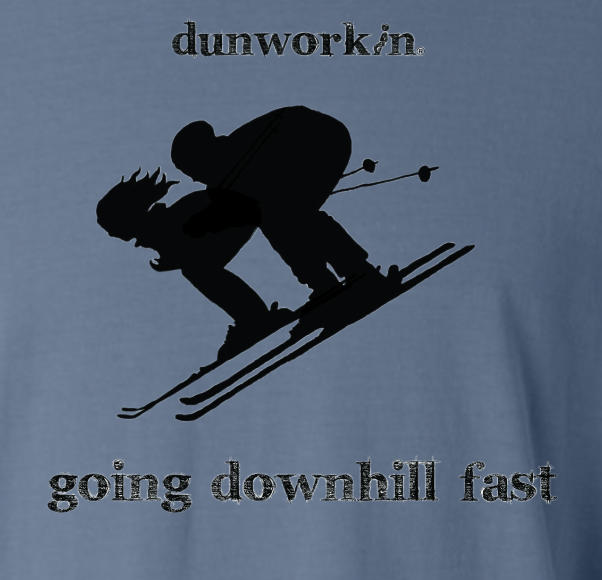 Going Down Hill Fast Mens Long Sleeve Tee - dunworkin 